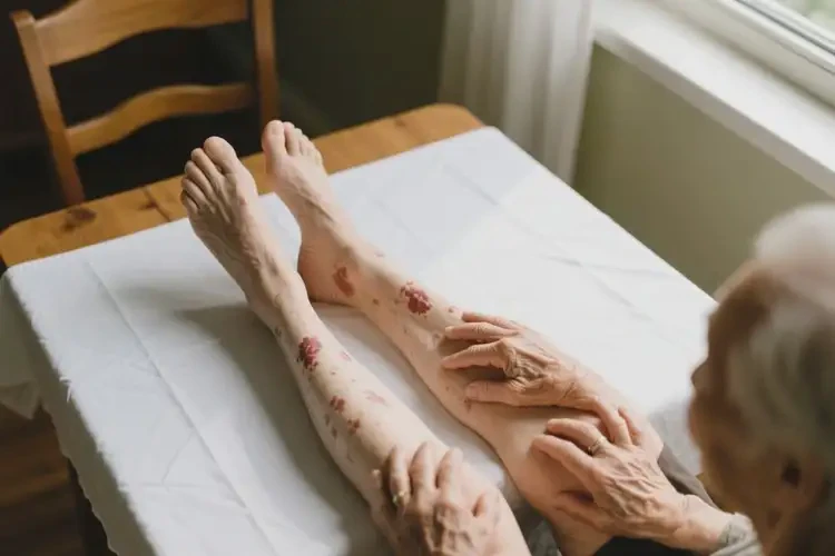 高齡老人四肢出濕疹可以徹底自愈嗎(圖2)