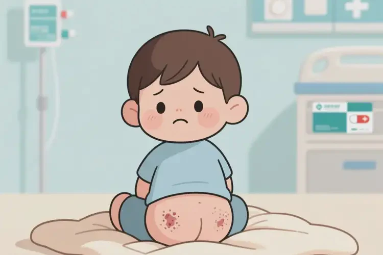 兒童屁股起濕疹不管它會自己自愈嗎(圖4)