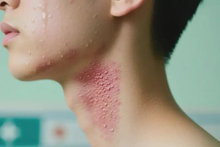 青少年脖子出現(xiàn)濕疹能不能徹底自愈(圖3)