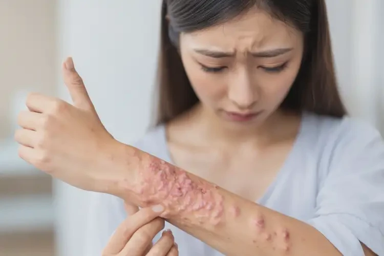 女生手臂上出濕疹不管它會自己自愈嗎(圖4)