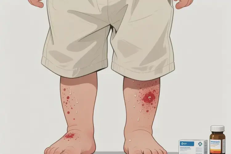 小孩小腿出現(xiàn)濕疹可不可以徹底自愈(圖3)