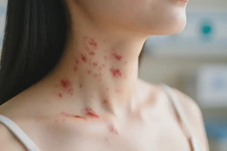 孕婦脖子出現(xiàn)濕疹不管它會自己好嗎(圖4)