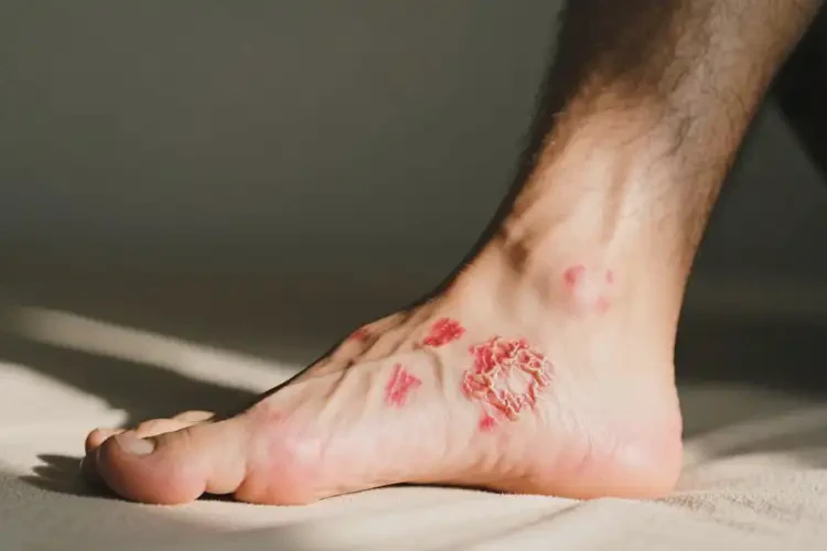 男生腳上出濕疹能徹底自愈嗎(圖4)