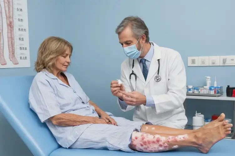 女性大腿出濕疹不管它會(huì)自己痊愈嗎(圖3)