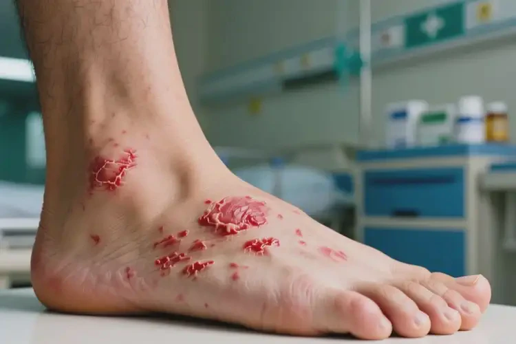 男人腳上經(jīng)常起濕疹能徹底自愈嗎(圖4)