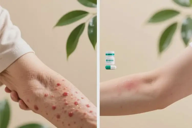 老人手臂長濕疹不管它會自己痊愈嗎(圖4)