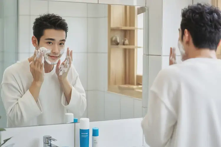 男性脸上偶尔起湿疹不管它会自己自愈吗(图1)