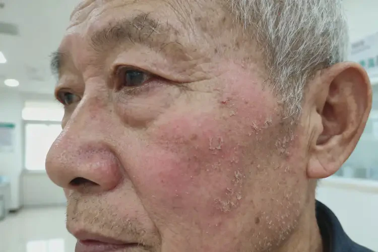 老人臉上出現(xiàn)濕疹不管它會(huì)自己痊愈嗎(圖3)