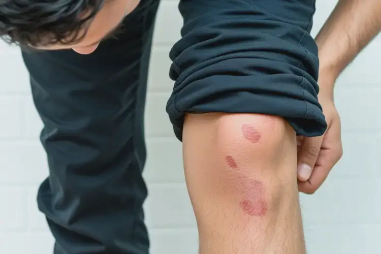 男人身上出現(xiàn)濕疹不管它會自己痊愈嗎(圖1)