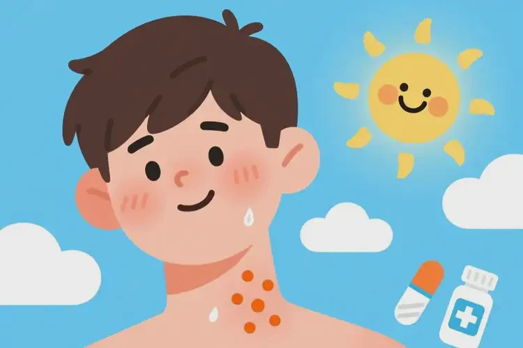 男生脖子上容易起濕疹可以徹底自愈嗎(圖1)