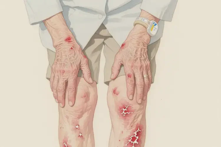 老人四肢出濕疹能靠自己自愈嗎(圖4)
