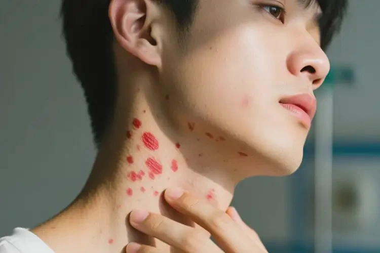 青年人脖子出現(xiàn)濕疹不管它會自己痊愈嗎(圖3)