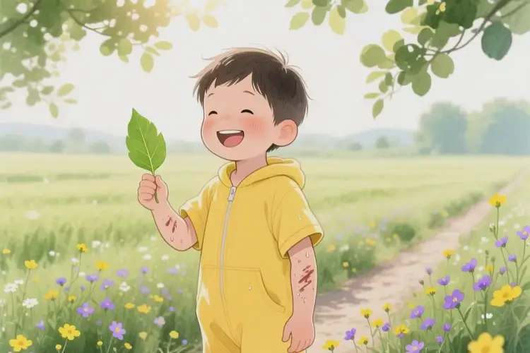 少儿手臂有湿疹不管它会自己自愈吗(图2)