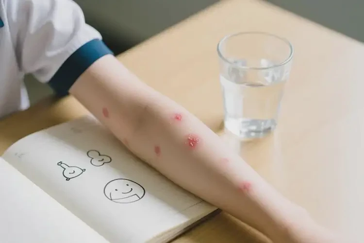 中學(xué)生手臂偶爾長濕疹能徹底自愈嗎(圖1)