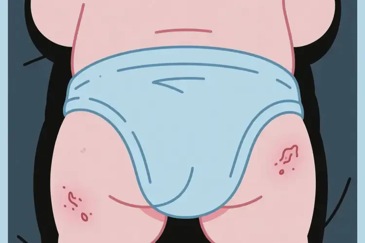 小兒屁股上偶爾起濕疹不管它會自己自愈嗎(圖1)