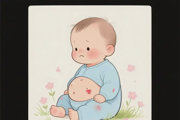 幼兒肚子上偶爾起濕疹不管它會(huì)自己好嗎(圖4)