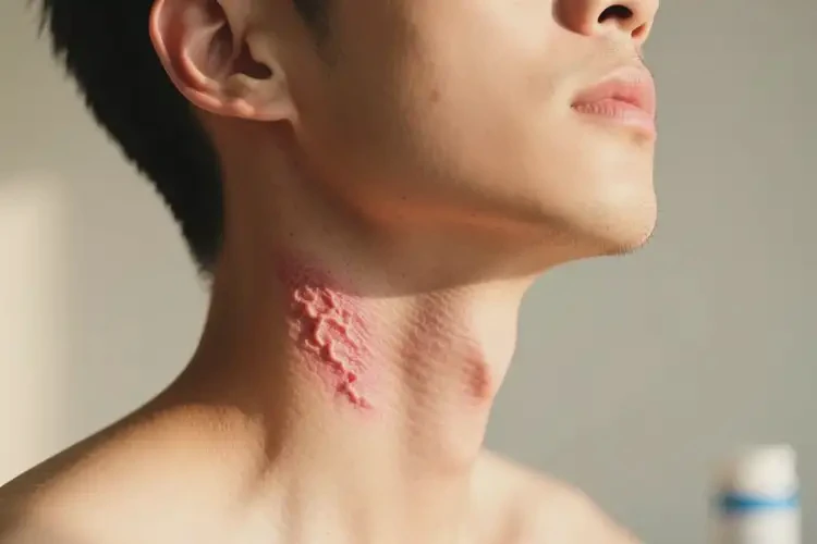 男性脖子出濕疹可不可以徹底自愈(圖2)