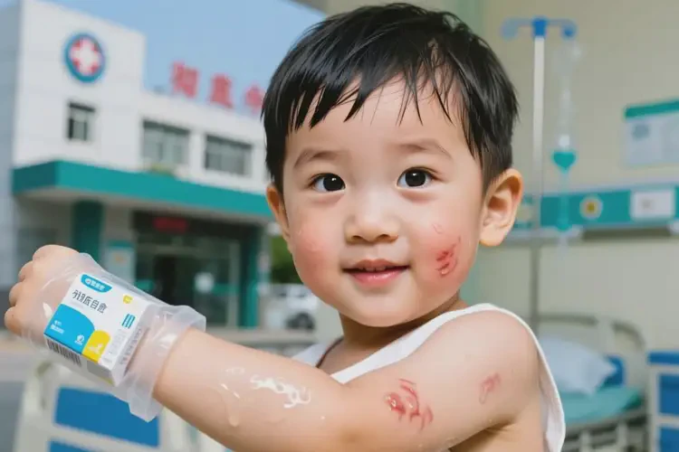 少兒手臂上出濕疹能徹底自愈嗎(圖2)