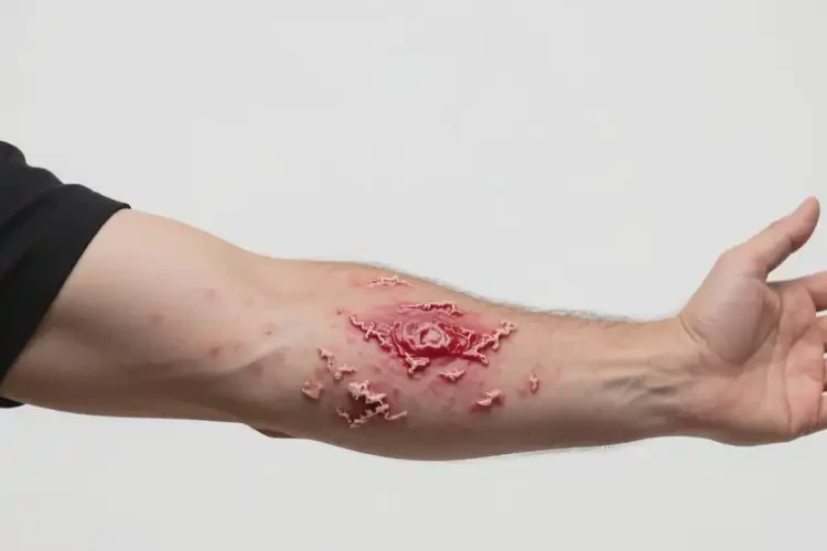 男性手臂經(jīng)常起濕疹不管它會(huì)自己好嗎(圖2)