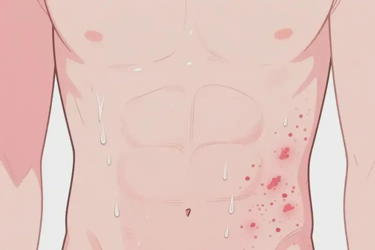 青年人肚子上出濕疹能不能徹底自愈(圖3)