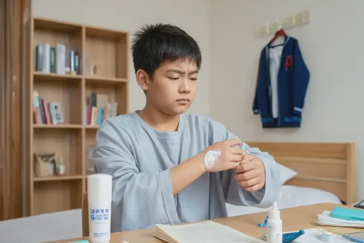 中学生屁股出现湿疹不管它会自己好吗(图2)