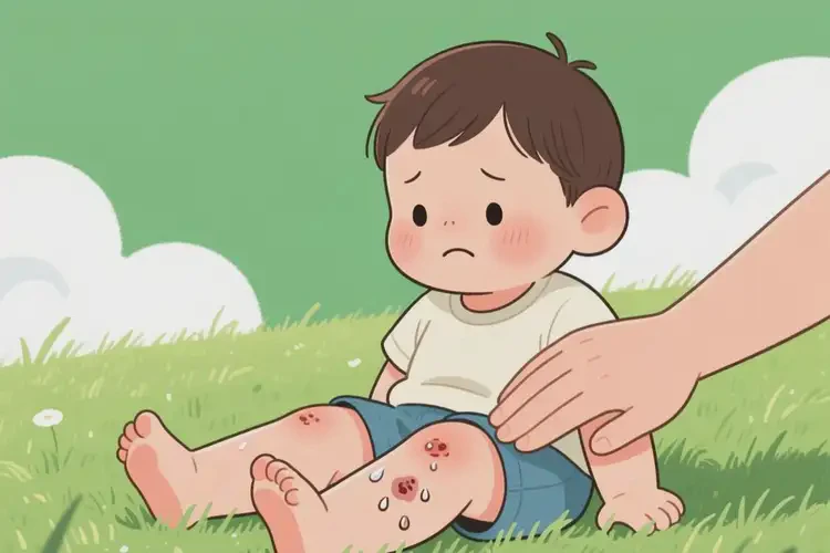 幼兒小腿容易長濕疹不管它會(huì)自己好嗎(圖2)