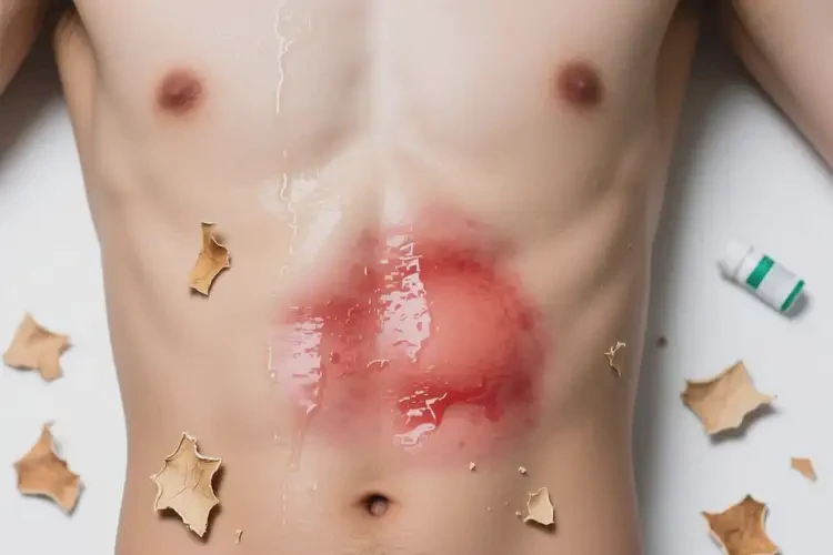 男生肚子經(jīng)常起濕疹不管它會(huì)自己痊愈嗎(圖2)