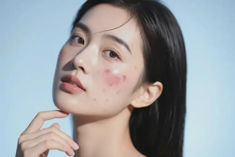 青年人面部有濕疹不管它會(huì)自己自愈嗎(圖1)