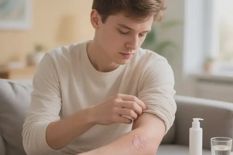 青年人四肢長濕疹能夠徹底治愈嗎(圖4)