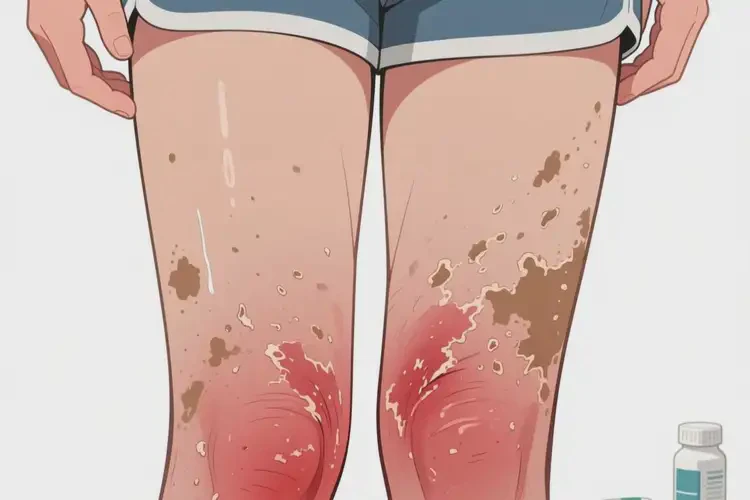 青少年大腿出湿疹可不可以彻底自愈(图2)