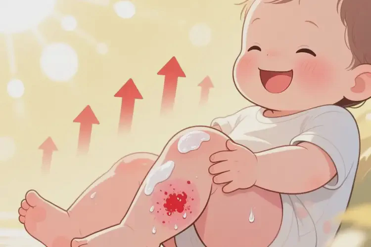 小兒大腿上經(jīng)常起濕疹不管它會自己痊愈嗎(圖2)