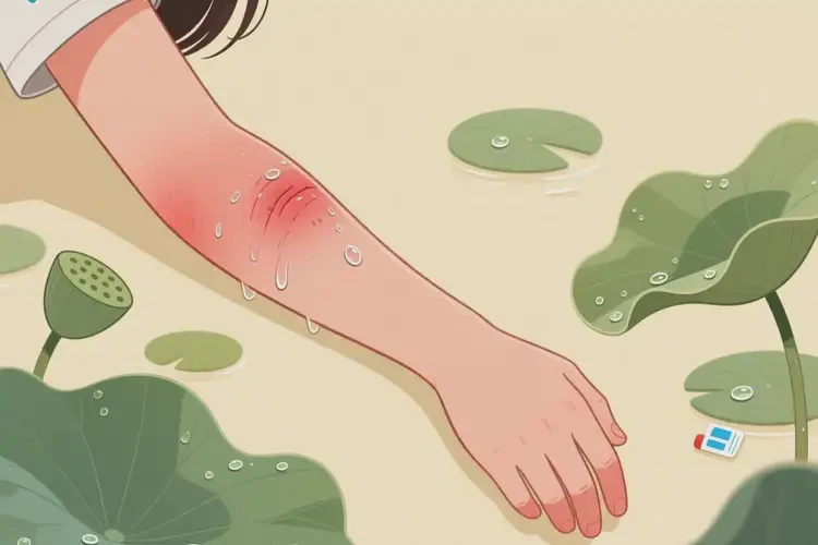 女生手臂長濕疹不管它會自己好嗎(圖2)