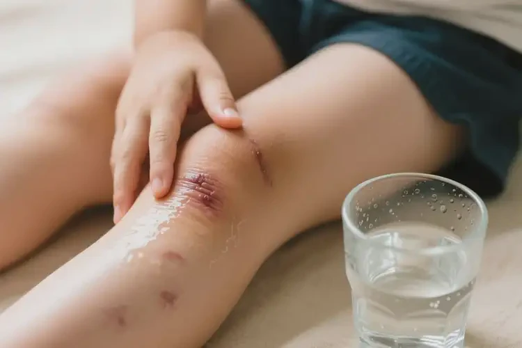 孩子大腿上長濕疹能徹底自愈嗎(圖3)