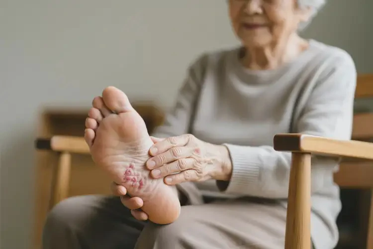 老年人腳上出現(xiàn)濕疹能夠徹底治愈嗎(圖3)