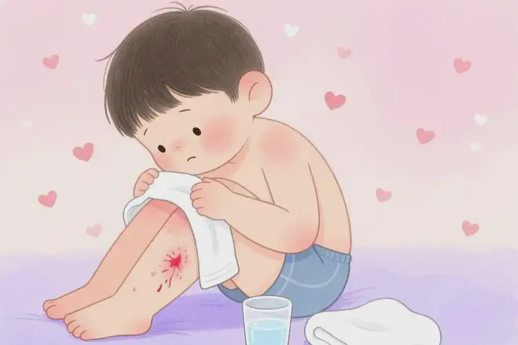 少兒大腿有濕疹能徹底自愈嗎(圖1)