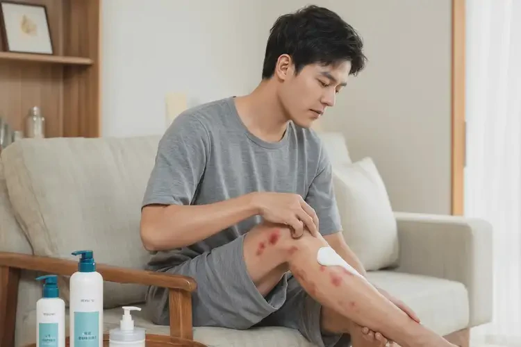 男人小腿有湿疹可以彻底自愈吗(图2)