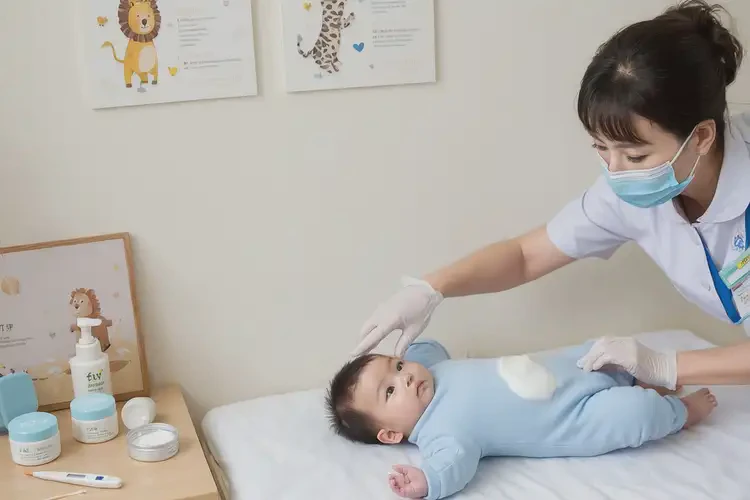 嬰兒肚子上偶爾長濕疹可以徹底自愈嗎(圖2)