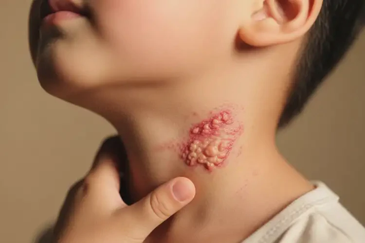 小孩脖子上長濕疹可不可以徹底自愈(圖3)