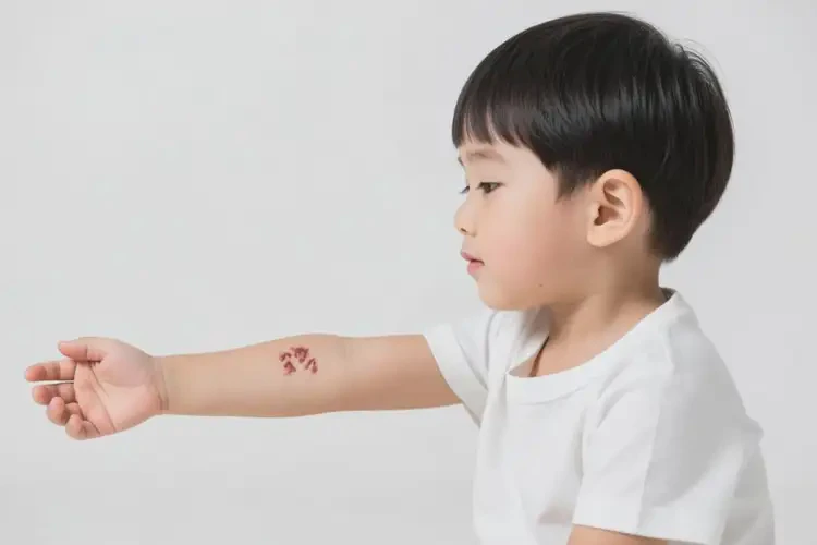 小孩手臂上容易長濕疹不管它會(huì)自己痊愈嗎(圖3)