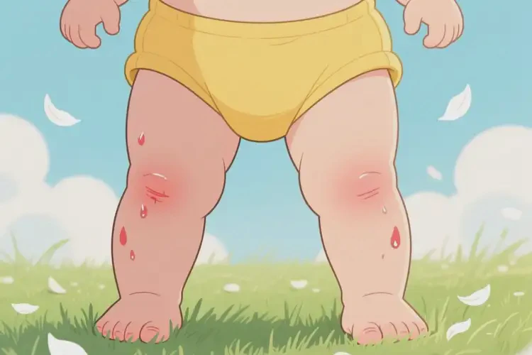 嬰兒大腿經(jīng)常起濕疹不管它會(huì)自己痊愈嗎(圖1)