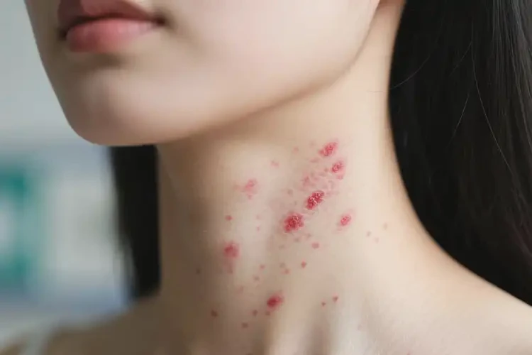 女生脖子上經(jīng)常長濕疹可以徹底自愈嗎(圖4)