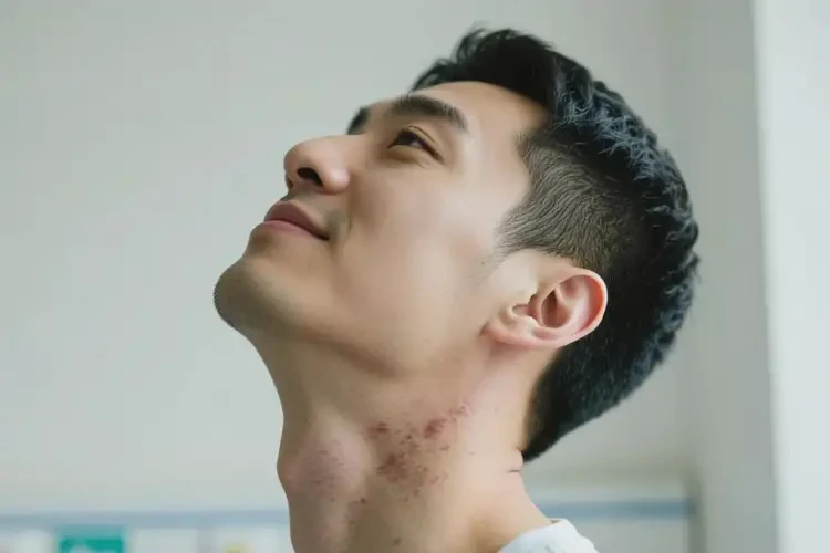 男人脖子容易起濕疹可以徹底自愈嗎(圖4)