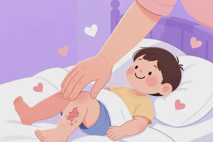 小兒小腿容易長濕疹能徹底自愈嗎(圖1)