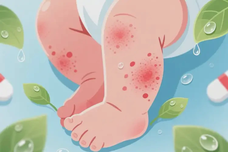 新生兒大腿經(jīng)常起濕疹能靠自己自愈嗎(圖4)