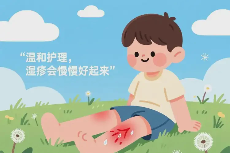 小兒四肢經(jīng)常長濕疹可不可以徹底自愈(圖2)