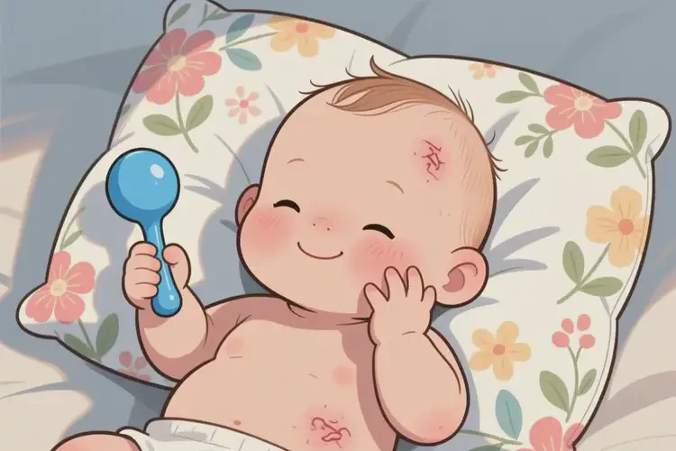 寶寶臉上出現(xiàn)濕疹能夠徹底治愈嗎(圖3)