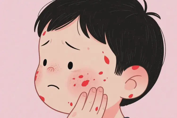 少兒面部出濕疹不管它會(huì)自己自愈嗎(圖3)