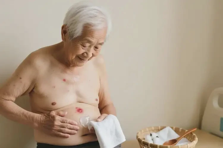 高齡老人肚子經常長濕疹能夠徹底治愈嗎(圖3)