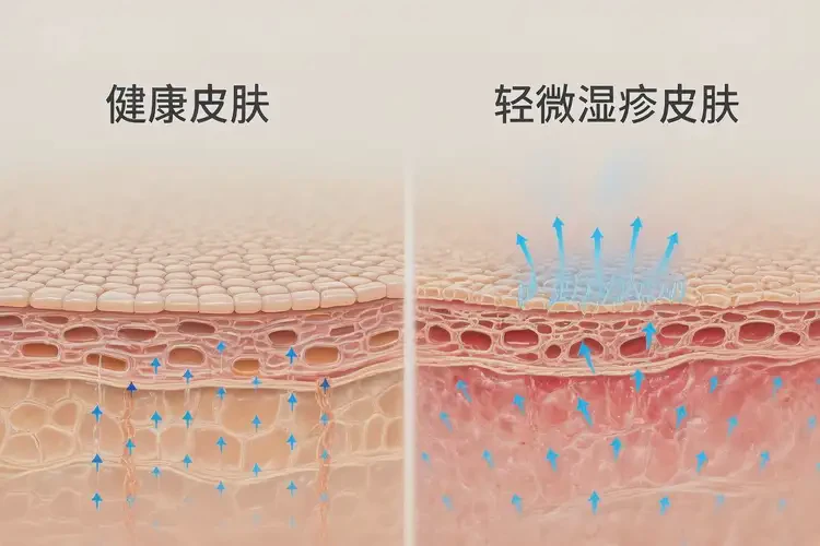 新生兒小腿上偶爾起濕疹可以徹底自愈嗎(圖2)