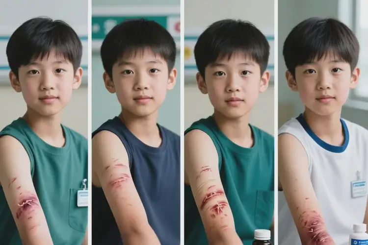 青少年手臂偶爾起濕疹能徹底自愈嗎(圖1)